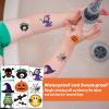 180pcs 60 Designs Halloween Temporary Tattoos for Kids, Children Fake Tattoos Stickers Party Supplies, Pumpkin Lantern Ghost Vampire Tattoo Body Sticker Halloween Party Themed Accessory Decorations view 4