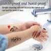 18 Sheets Joker HQ Tattoos for Women Men, Halloween Suicide Squad Fake Temporary Tattoos Adult Realistic,Props Costume Masquerade Cosplay Party Accessories Face Makeup,Waterproof Non Toxic view 4