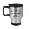 Appreciation Barber Travel Mug, Barber. Because Classy Sassy and a Bit Bad, Present For Colleagues, Useful Gifts From Coworkers, Barber gift ideas, Barber gifts for men, Barber gift set, Barber apron, view 1