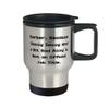 Appreciation Barber Travel Mug, Barber. Because Classy Sassy and a Bit Bad, Present For Colleagues, Useful Gifts From Coworkers, Barber gift ideas, Barber gifts for men, Barber gift set, Barber apron, view 2