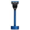 Bolin Webb Generation Razor and Stand in Blue. Fitted with Gillette Fusion5 Blade. Luxury Razor for Men. view 2
