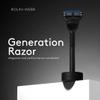Bolin Webb Generation Razor and Stand in Black. Fitted with Gillette Fusion5 Blade. Luxury Razor for Men. view 4