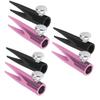 FRCOLOR 6pcs Dual-Sided Eyebrow Pencil Sharpener Tool for Eye Makeup Sturdy and Shaped Design Convenient for Artists and Beginners view 1