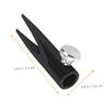 FRCOLOR 6pcs Dual-Sided Eyebrow Pencil Sharpener Tool for Eye Makeup Sturdy and Shaped Design Convenient for Artists and Beginners view 3