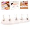 FRCOLOR 1set Nail Practice Stand Fake Nail Holder for Beginners Easy to Use for Art and Manicure Training view 4