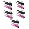 FRCOLOR 10pcs Makeup Pencil Sharpener Dual-Sided Eyeliner and Eyebrow Pencil Sharpener Shaped Slots Compact Manual for Beauty Enthusiasts view 1