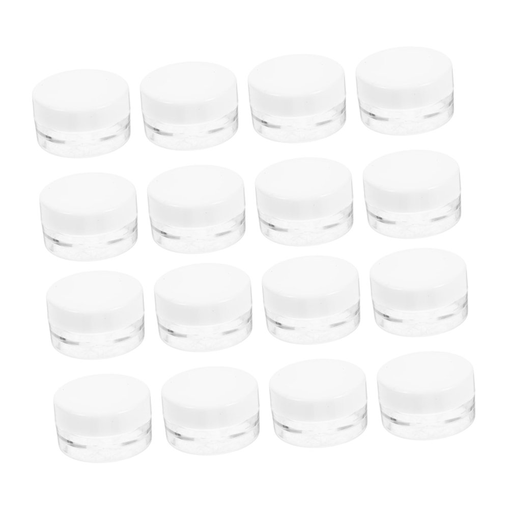 BUGUUYO 20pcs Cream Jar Cosmetic Containers for Travel Daily Skincare Leak Dispensers for Creams and Lotions