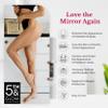 5th & Glow Cellulite Factor - Skin Tightening Cream for Body, Thighs, Legs & Butt - Skin Firming Anti-Cellulite Lotion for Smoother Skin & Stomach - 6 oz view 3