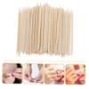 FOMIYES 300pcs Double-headed Nail Sticks for Manicure Natural Wooden Cuticle Remover Tools Professional Nail Care Accessories Easy to Use for view 3