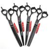 6/7-inch professional hairdressing set with sharp blades, easy to trim, suitable for hairdressers, hair salons, and families. (6 inch-4p) view 2