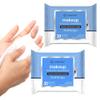 60ct Makeup Remover Cleansing Towelette Wipes Moisturize Cleanse Removes Make Up Alcohol Paraben Free Formula Face Cleaning Moisturizing Pre-Moistened Ultra Soft Facial Gentle Dirt Oil Eyeshadow view 4