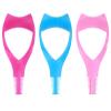 WLLHYF 3 Pack Mascara Shield Guard Makeup Eyelash Applicator Cosmetic Mascara Guide Separator Upper Lower Lash Comb Helper Tool Plastic Eyelashes Clean Brush Beauty Accesories (blue, pink, rose) view 1