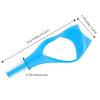 WLLHYF 3 Pack Mascara Shield Guard Makeup Eyelash Applicator Cosmetic Mascara Guide Separator Upper Lower Lash Comb Helper Tool Plastic Eyelashes Clean Brush Beauty Accesories (blue, pink, rose) view 2