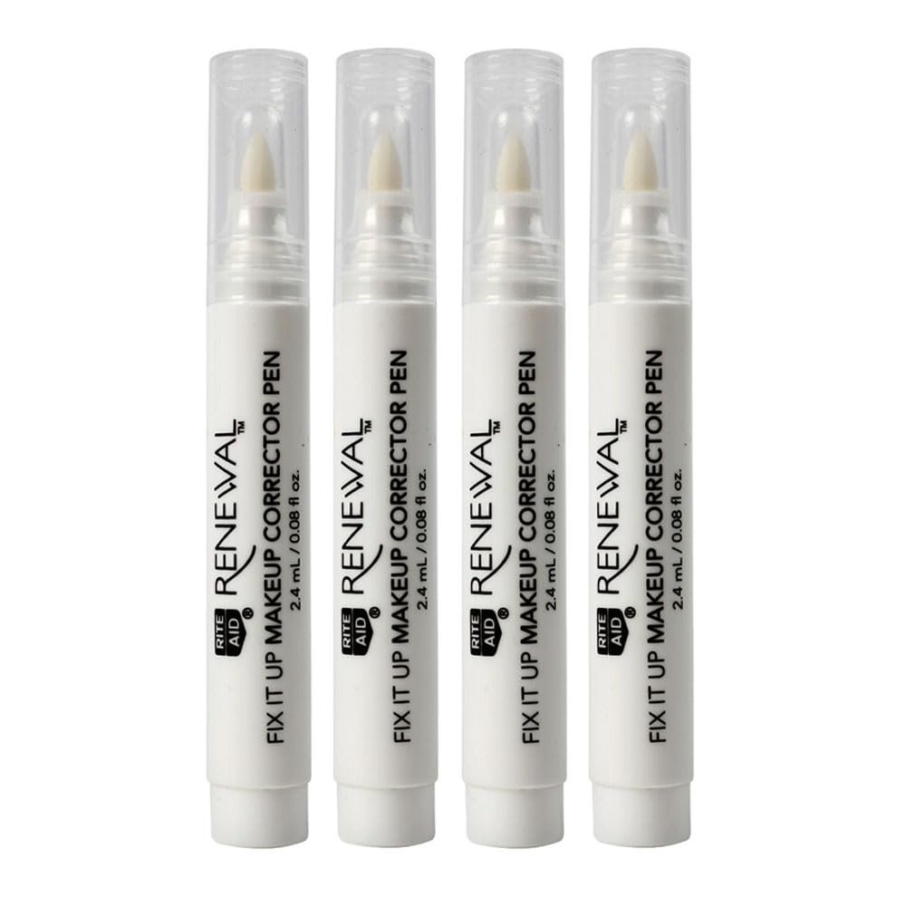 4 Pc Makeup Corrector Pen Eraser Remover Fix Eyeliner Smudges Beauty Cosmetics Fixing Mishaps Eyeshadow Wingtip Mascara Smears Eyeliner Flawless Touch Ups Lightweight Professional Compact