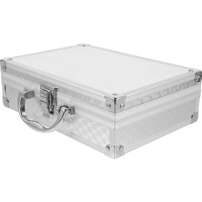 Alipis Portable Aluminum Alloy Medicine Storage Box Handle Multi-purpose Lightweight Case for Home Office and Travel for Organizing Medical Supplies and Makeup Tools