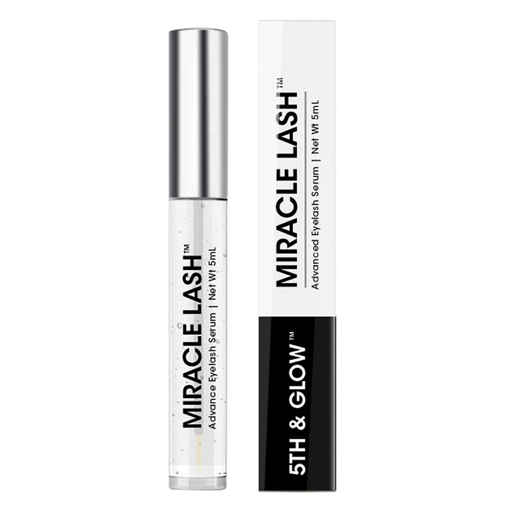 Miracle Lash - Serum for Eyelash Growth - Lash Enhancing Serum to Nourish, Hydrate & Strengthen Lashes Helps Brittle, Damaged Lashes Look Thicker, Fuller & Longer Gentle Formula