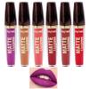 2 Pc Lip Gloss Matte Liquid Cream Lips Balm Beauty Cosmetic Bold Lipstick 0.21oz Makeup Infused with Vitamin E Smudgeproof Creamy Moisture Vibrant Color Pigment Long Lasting Wear All Day Cruelty Free view 3