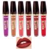 2 Pc Lip Gloss Matte Liquid Cream Lips Balm Beauty Cosmetic Bold Lipstick 0.21oz Makeup Infused with Vitamin E Smudgeproof Creamy Moisture Vibrant Color Pigment Long Lasting Wear All Day Cruelty Free view 4