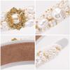 Youllyuu Big Pearls Headband Women Hair Accessories Pearl Hairband Handmade Flower Hair Band Headwear Tiara For Bride view 3
