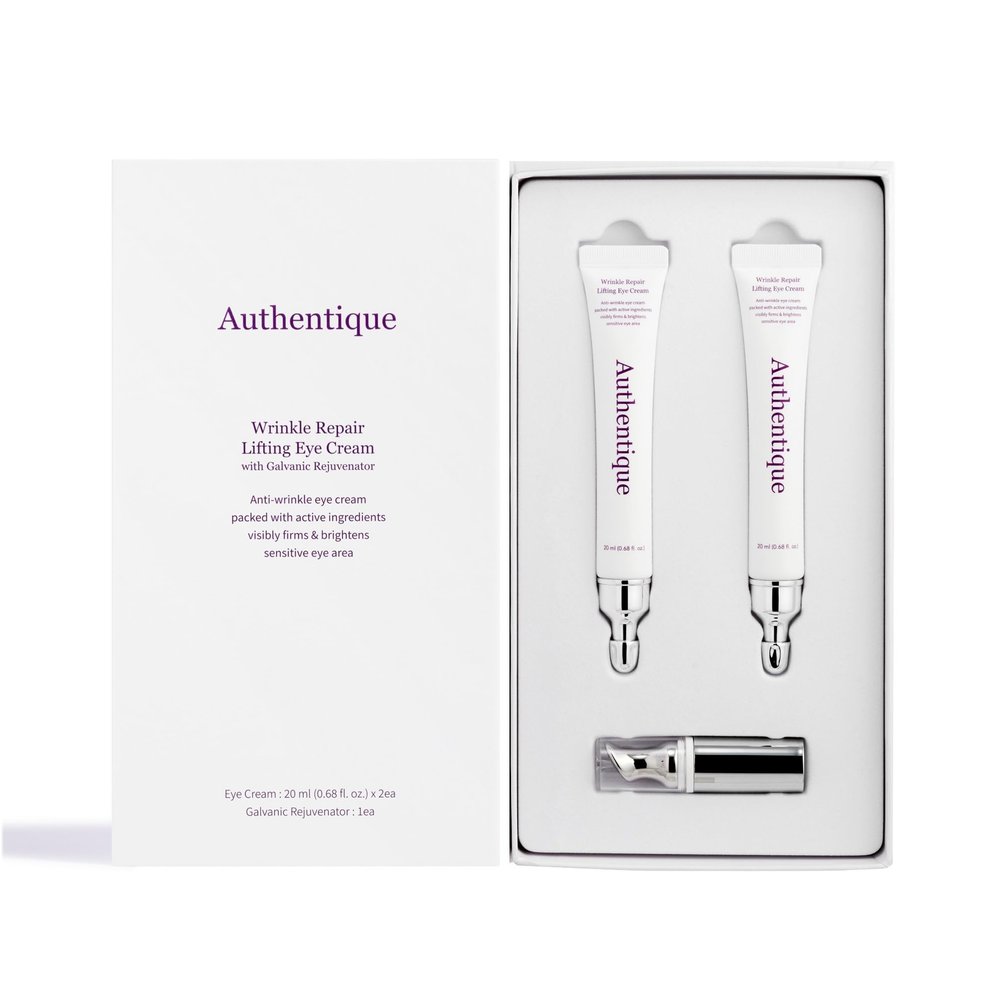 AT AUTHENTIQUE Eye Cream Set - 0.67 fl oz 2EA + Applicator 1EA
