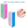 4 Way Nail Buffer Block (6 pcs), Nail Shine Buffers Blocks Files for Natural and Acrylic Nails Smoother Buffing Block Polisher Fingernail File Buffer 120/240/600/3000 Grit for Buffing Shinning view 2