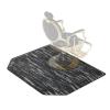 4 ft. x 5 ft. Salon Mat Anti Fatigue for Hairstylist Standing, Thick Barber Floor Mats Under Salon Chair, Hair Mat Hairdressing Barbershop Beuaty Spa Equipment view 1