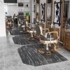 4 ft. x 5 ft. Salon Mat Anti Fatigue for Hairstylist Standing, Thick Barber Floor Mats Under Salon Chair, Hair Mat Hairdressing Barbershop Beuaty Spa Equipment view 2