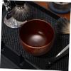 FOMIYES Mens Shaving Soap Bowl Wooden Shave Bowl Shaving Mug Cup for Wet Shave Easy to Cle view 2