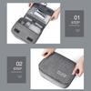 AIBEARTY Portable Waterproof Travel hanging Toiletry Bag Makeup Pouch Travel Hanging Organizer Bag for Women Girls view 2