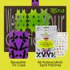Cute Pimple Patches for Face  Tattoo Style Hydrocolloid Acne Patches (Confidence Patch Set) with Star Designs (66 Cute Patches) with a Tin Case  Vegan & Cruelty-Free view 2