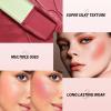 BEFIVECOK Blush Stick for Cheeks - Cream Makeup Blush Wand, Solid Moisturizer Stick for Cheeks Tint, Natural Blendable Waterproof Korean Matte Long-Lasting Smooth Blushes (#01 Shy Pink) view 4