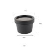 50ML 12Pcs Empty Slime Containers Wide-Mouth Plastic Facial Mask Container with Inner Liners and Dome Lids DIY Slime Making or Travel Storage MakeUp(Rosered) view 2