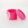 50ML 12Pcs Empty Slime Containers Wide-Mouth Plastic Facial Mask Container with Inner Liners and Dome Lids DIY Slime Making or Travel Storage MakeUp(Rosered) view 3