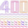 Bokon 400 Pcs Handle Grip Nail Brush Bulk Nail Scrub Brush Nail Brush for Toes and Nails Cleaner, Pedicure Scrubbing tool kit for Men and Women(Colorful) view 1