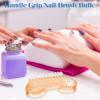Bokon 400 Pcs Handle Grip Nail Brush Bulk Nail Scrub Brush Nail Brush for Toes and Nails Cleaner, Pedicure Scrubbing tool kit for Men and Women(Colorful) view 3