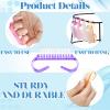 Bokon 400 Pcs Handle Grip Nail Brush Bulk Nail Scrub Brush Nail Brush for Toes and Nails Cleaner, Pedicure Scrubbing tool kit for Men and Women(Colorful) view 4
