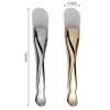 Silicone Face Mask Applicator 2 Packs Dual End Exfoliating Silicone Face Scrubber Soft Makeup Beauty Brush Tools for Clay, Cream, Gel, and Mud Facial Masks (Gold&Silver) view 2