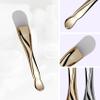 Silicone Face Mask Applicator 2 Packs Dual End Exfoliating Silicone Face Scrubber Soft Makeup Beauty Brush Tools for Clay, Cream, Gel, and Mud Facial Masks (Gold&Silver) view 3
