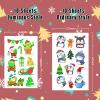 216 Styles Christmas Party Favors, 20 Sheets Christmas Decoration Christmas Luminous Tattoos Temporary, Glitter Tattoos Christmas Treats Christmas Party Favors Stocking Stuffers for Kids, Teenage Girl view 3