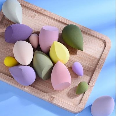 7Pcs Makeup Sponge Set Face Beauty Cosmetic Powder Puff for Foundation Cream Concealer Make Up Blender Tools Sponge