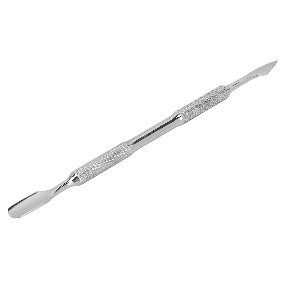 Double End Nail Pusher Stainless Steel Scraper Nail Polish Peeler Nail Cuticle Dead Skin Removal Tool