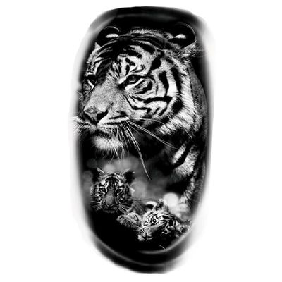 12Styles Lion/Tiger/Wolf Tattoo Waterproof Temporary Tattoos Stickers Tatoo Men Henna Tatoo Sticer Body Art Tatouage Temporaire