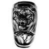 12Styles Lion/Tiger/Wolf Tattoo Waterproof Temporary Tattoos Stickers Tatoo Men Henna Tatoo Sticer Body Art Tatouage Temporaire view 2