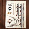 1Pc Big Size Gold Flash Temporary Tattoo Angel Fariy Tales Designs Act-159 Silver Tattoo Choker Elf Jewel Body Art view 1