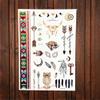 1Pc Big Size Gold Flash Temporary Tattoo Angel Fariy Tales Designs Act-159 Silver Tattoo Choker Elf Jewel Body Art view 4