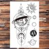 25 Desgin Cool Letter Temporary Leaves Tattoo Branch Flower Waterproof Tattoo Women Body Arm Art Finger Tatto Stickers Men Hand view 2