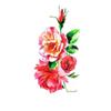 3D Watercolour Flower Rose Peony Indian Temporary Tattoo Stickers For Women Girls Makeup Tattoos Body Art Arm Legs Tatoos view 1