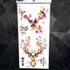 3D Watercolour Flower Rose Peony Indian Temporary Tattoo Stickers For Women Girls Makeup Tattoos Body Art Arm Legs Tatoos view 3