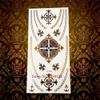 1Pc Latest Flash Gold Metallic Tattoo Melody Design Body Art Waterproof Henna Flower Arm Tempoary Tattoo Sticker Hgm33 view 2