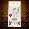 1Pc Latest Flash Gold Metallic Tattoo Melody Design Body Art Waterproof Henna Flower Arm Tempoary Tattoo Sticker Hgm33 view 4